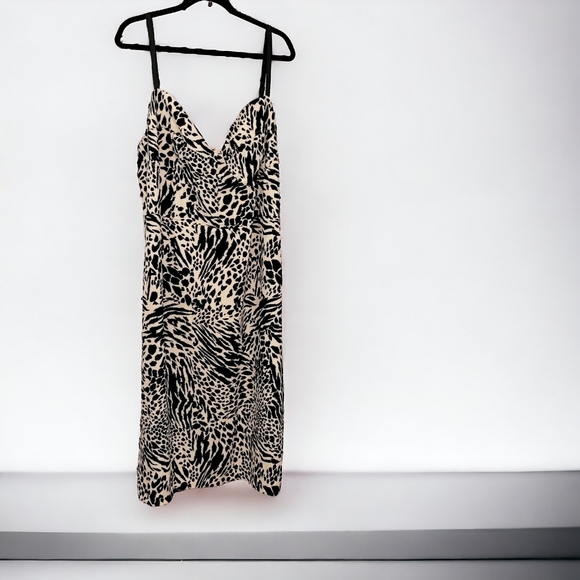 Animal print bustier midi dress 4x NWT  Sergio Hudson x Target collab - Picture 14 of 15